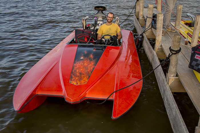 Red Flame Boat