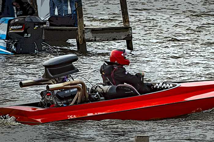 Red Jet Boat